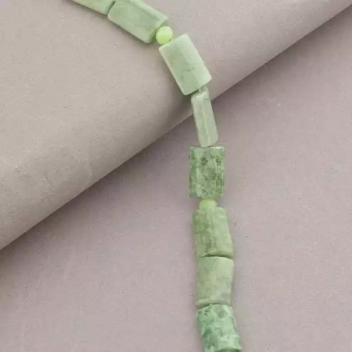 🏷️️ Намисто Жадеїт срібло (925 проба) 45 см. ss_94463