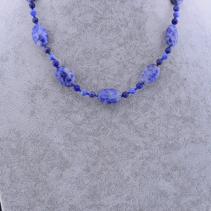 🏷️️ Намисто Содалит 47 см ss_77880