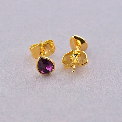 Сережки XUPING Swarovski (позолота 18к)