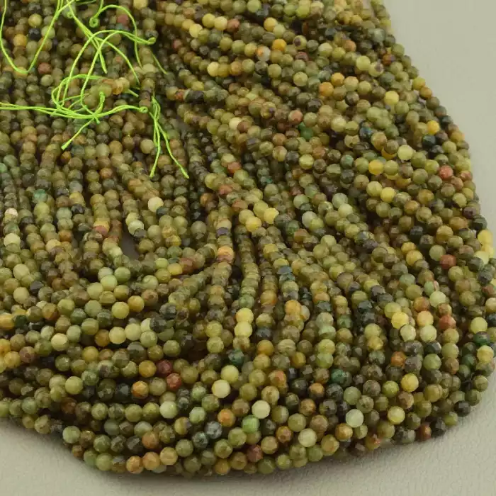 🏷️️ Нитка Яшма 39 см. 3,5мм. (без застібки) ss_102671