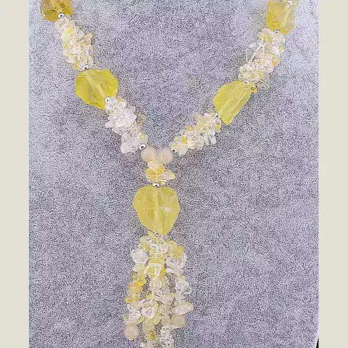 🏷️️ Намисто Цитрин 60 см ss_68099