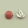 🏷️️ Сережки круглі кліпси Яшма 18х18 F-103603