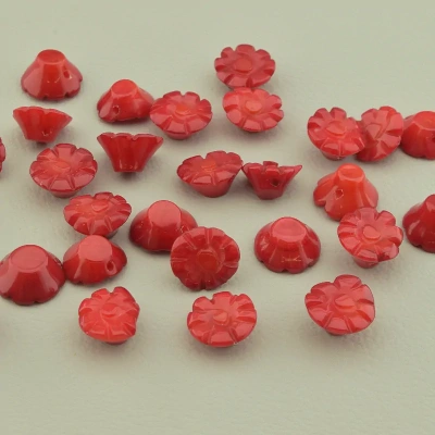 Вставка квіти Корал 8х8мм.
