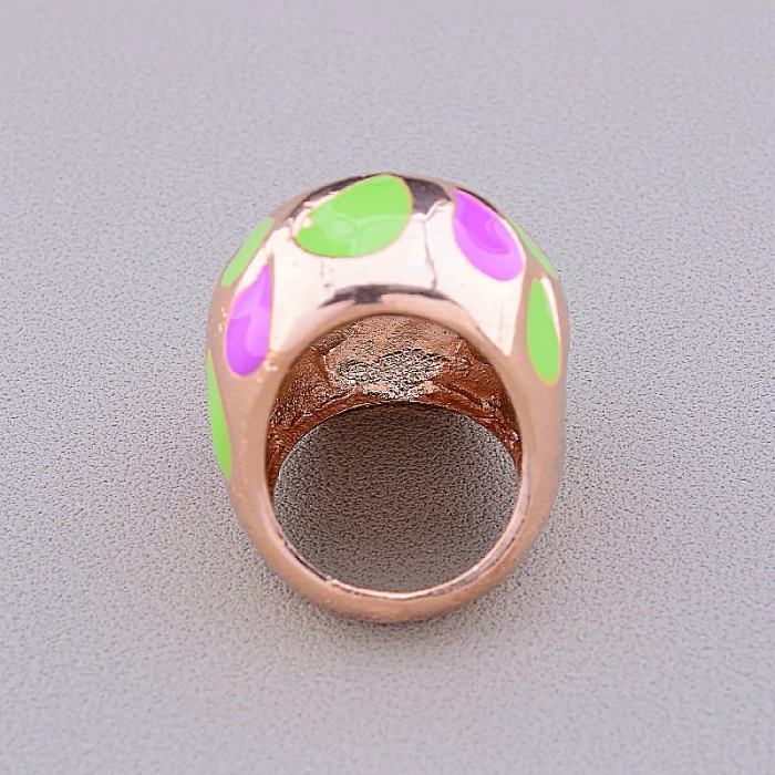 🏷️️ Перстень емаль Fashion (позолота 18к) ss_45131