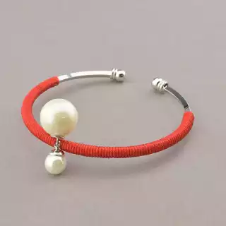 Браслет без застібки Майорка Saiya (родій)