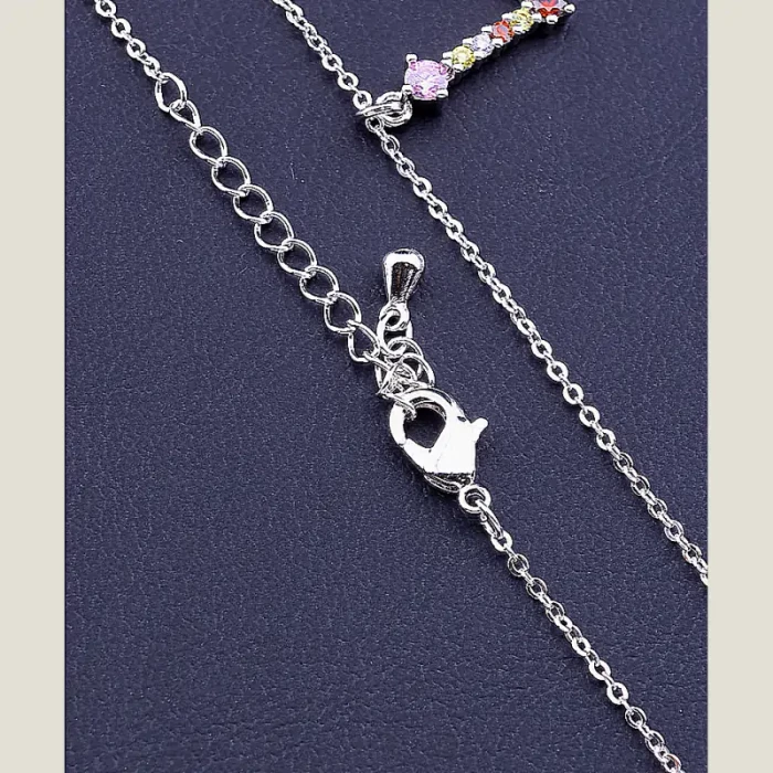 🏷️️ Підвіска літера L Xuping 45 см (родій) ss_80374