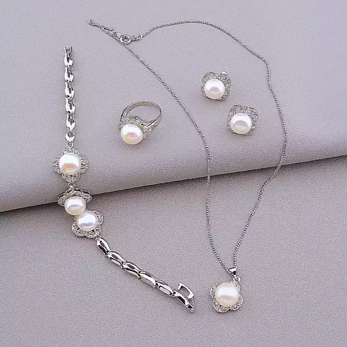 🏷️️ Набір (4предмети) Перли 40 см ss_106280