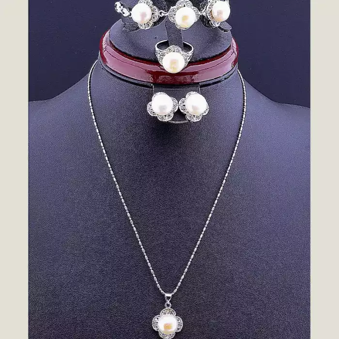 🏷️️ Набір (4предмети) Перли 40 см ss_106280