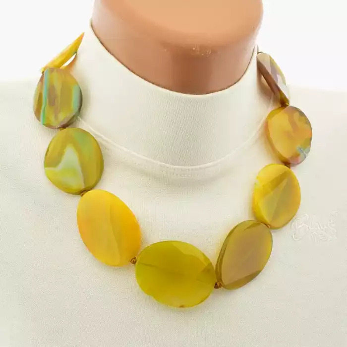 🏷️️ Намисто Агат 48 см ss_106590