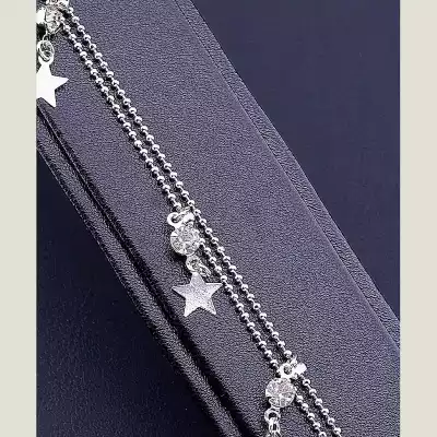 🏷️️ Браслет з карабіном Сrystal FJ 17 см F-82025