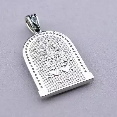 🏷️️ Ладанка Ісус Христос Xuping Фіаніт (родій) F-71455