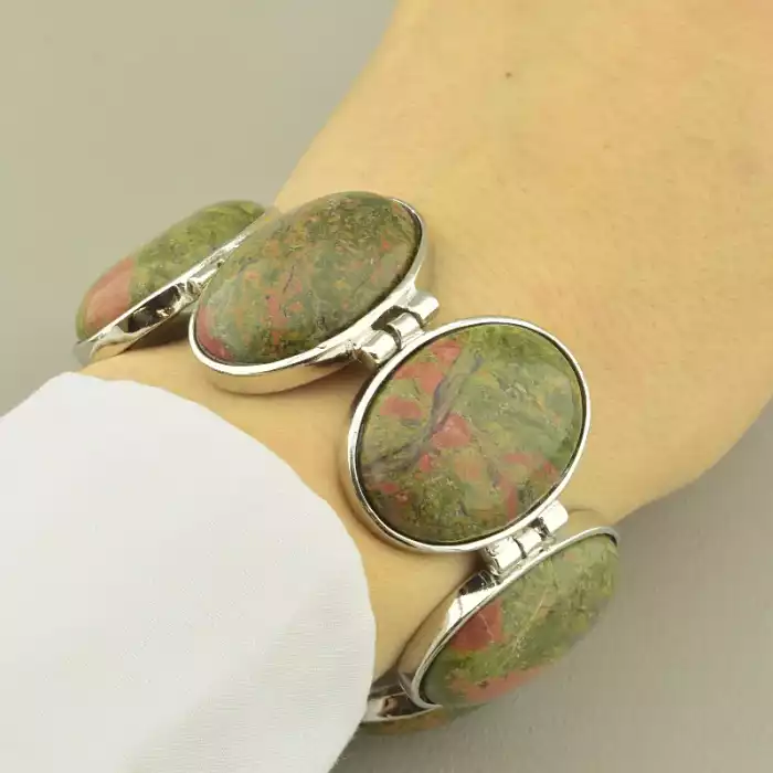 🏷️️ Браслет петля Епідот 20 см. ss_100416