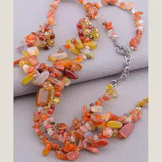 Намисто Сердолік 50 см