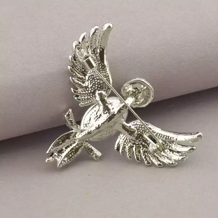 🏷️️ Брошка сова Сrystal 55x40 мм ss_73332