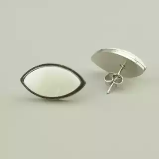 Сережки пусети Перламутр