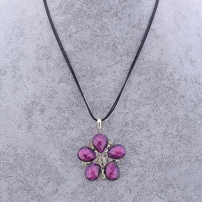 🏷️️ Підвіска квітка Стрази 46 см ss_14516