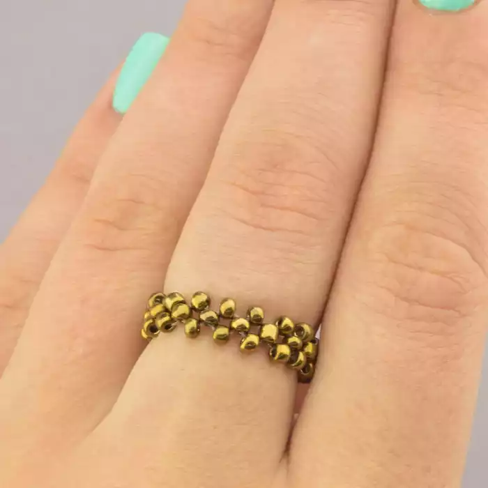 🏷️️ Каблучка Бісер ss_84786