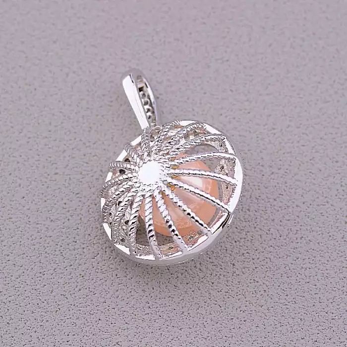 🏷️️ Кулон круглий Xuping Майорка (родій) ss_53943