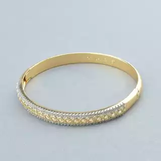 Браслет шарнірний Xuping (позолота/родій)