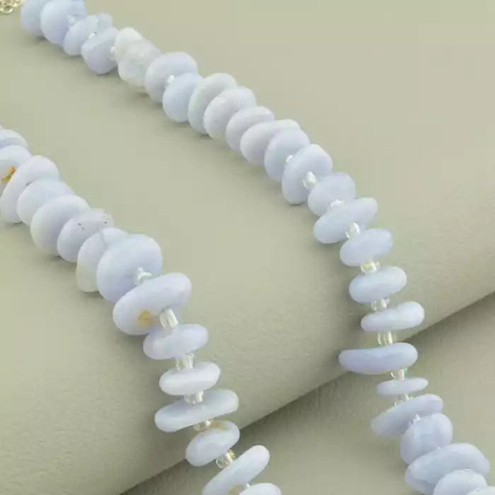 🏷️️ Намисто Сапфірин (cрібло 925 проба) 42 см. ss_101858