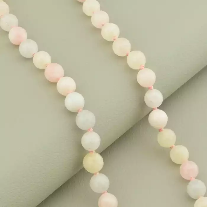 🏷️️ Намисто Морганіт 44 см. ss_102058