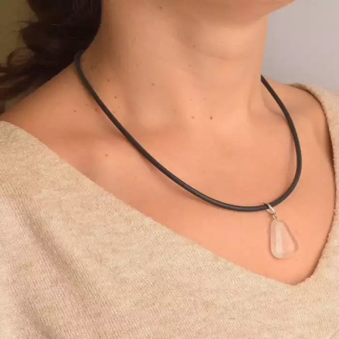 🏷️️ Підвіска Гірський кришталь 45 см (сталь) ss_94666