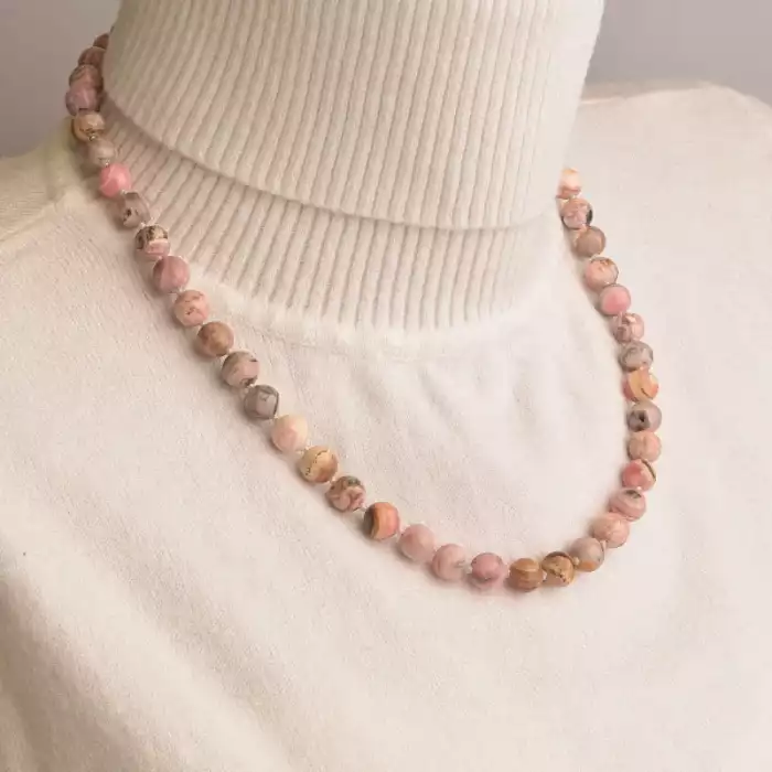 🏷️️ Намисто Родохрозит 47 см. ss_94767