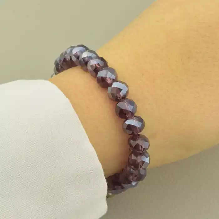 🏷️️ Браслет резинка Чеський кришталь 17 см. ss_102458