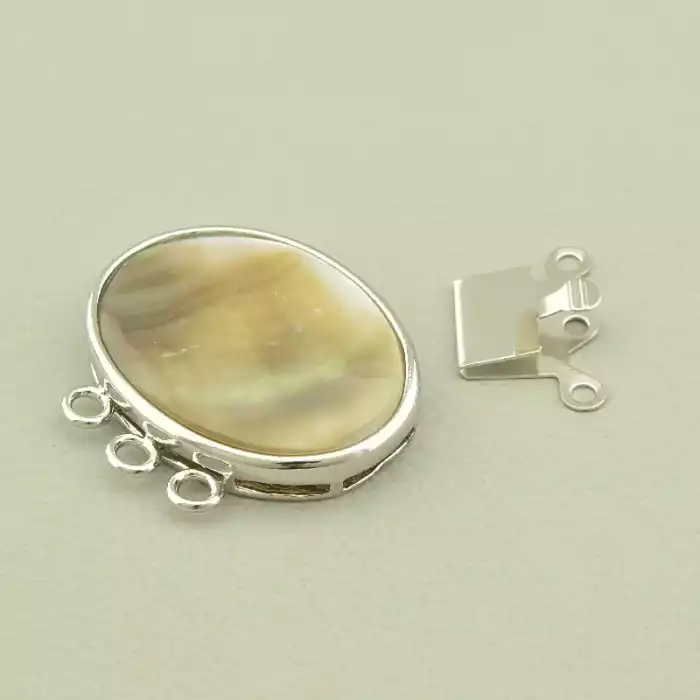 🏷️️ Замочок Перламутр 26x20мм. ss_102983