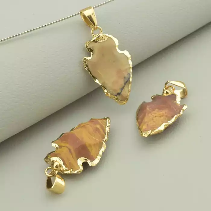 🏷️️ Кулон Яшма 30х15мм. ss_96166