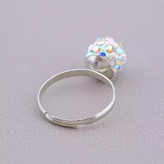 🏷️️ Каблучка Crystal 10 мм ss_80270