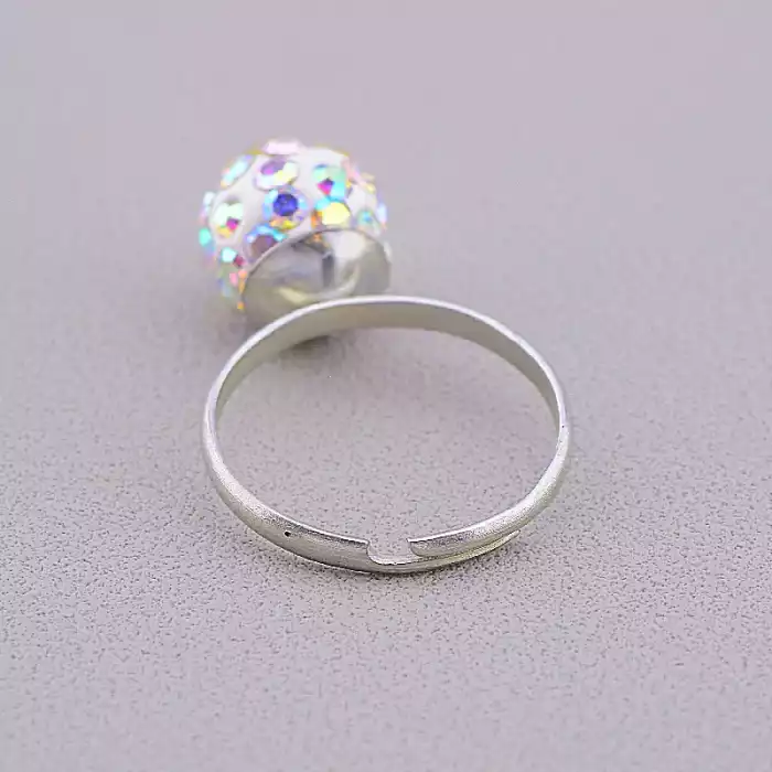 🏷️️ Каблучка Crystal 10 мм ss_80270