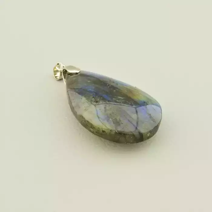 🏷️️ Кулон лабрадор (30х20 мм, діаметр 3 мм, метал, сірий, срібний) ss_105159