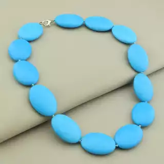 Намисто масивне Бірюза 47 см