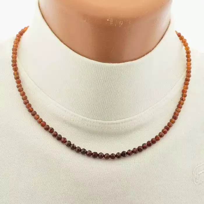 🏷️️ Підвіска Гранат срібло (925) 43 см F-105674