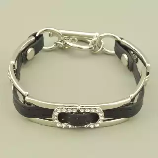 Браслет петля Abella Фіаніт 19 см.