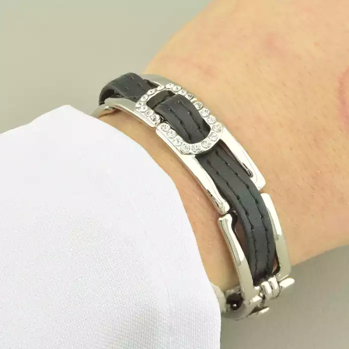 🏷️️ Браслет петля Abella Фіаніт 19 см. ss_97962