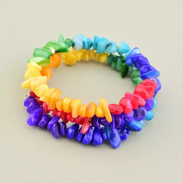 🏷️️ Браслет Перламутр 17 см ss_105974