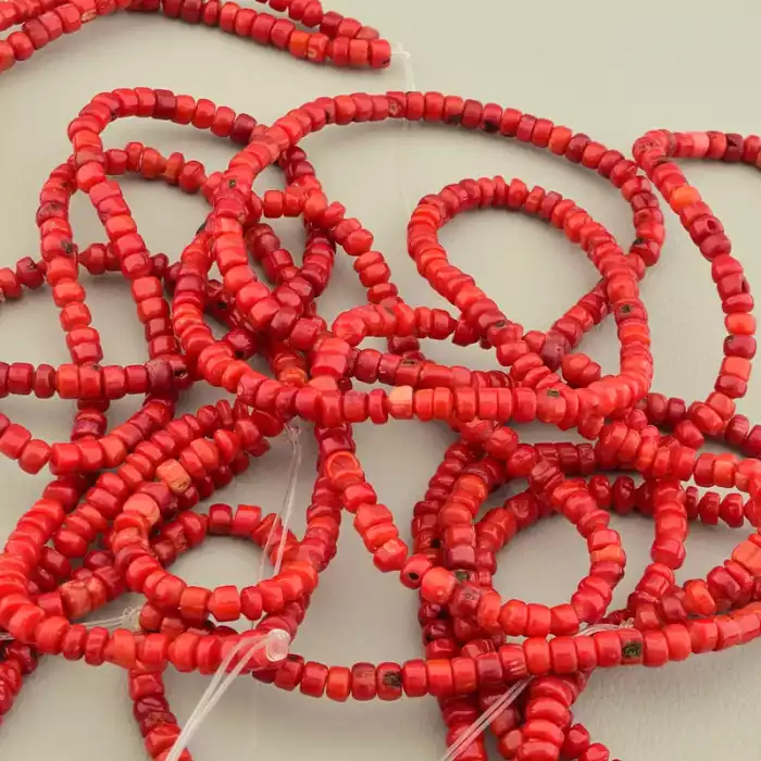 🏷️️ Намистини Корал 48 см (без застібки) F-106079