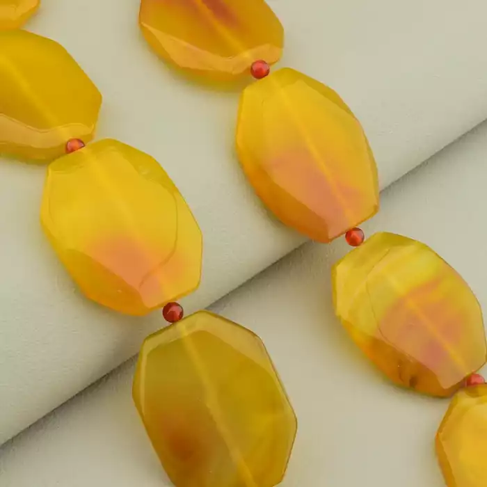 🏷️️ Намисто Агат, Сердолік 50 см ss_106179