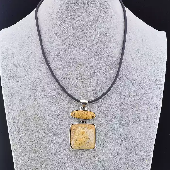 🏷️️ Підвіска Яшма 46 см. ss_92196