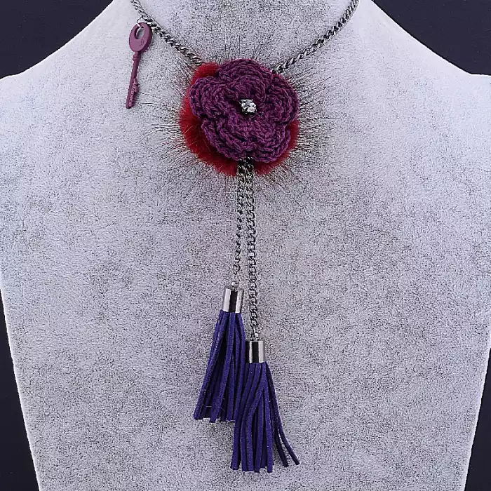 🏷️️ Підвіска FJ Хутро 65 см ss_34406