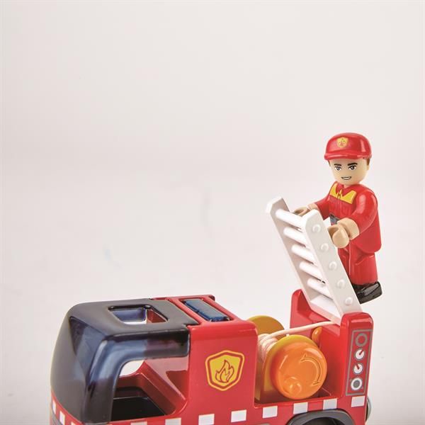 Іграшковий пожежний автомобіль Hape з сиреною (E3737) E3737 E3737