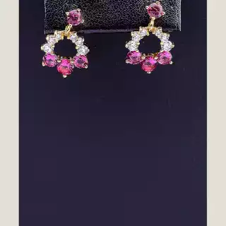 Сережки пусети Xuping (позолота 18к)