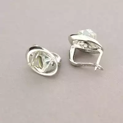 🏷️️ Набір Підвіска+Каблучка+Сережки Winniana (фіаніти в сріблі), 45 см F-104527