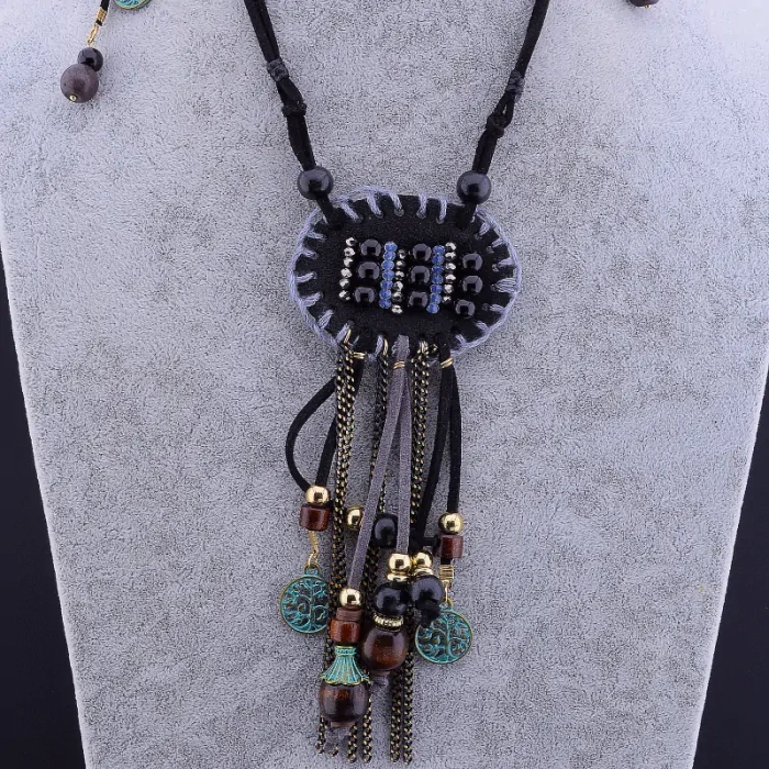 🏷️️ Підвіска замш 80 см Hand Made ss_18245