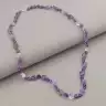 🏷️️ Намисто Аметист 51 см. (срібло 925 проба) F-89144
