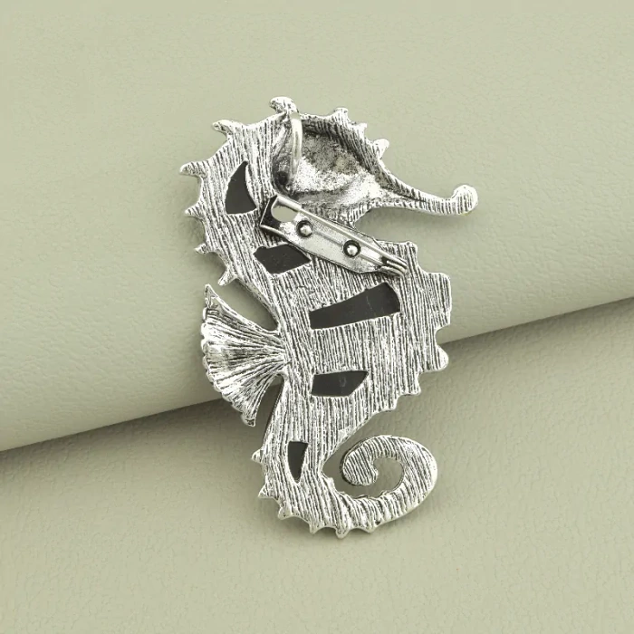 🏷️️ Брошка-кулон морський коник Галіотіс 55x35мм. ss_104247