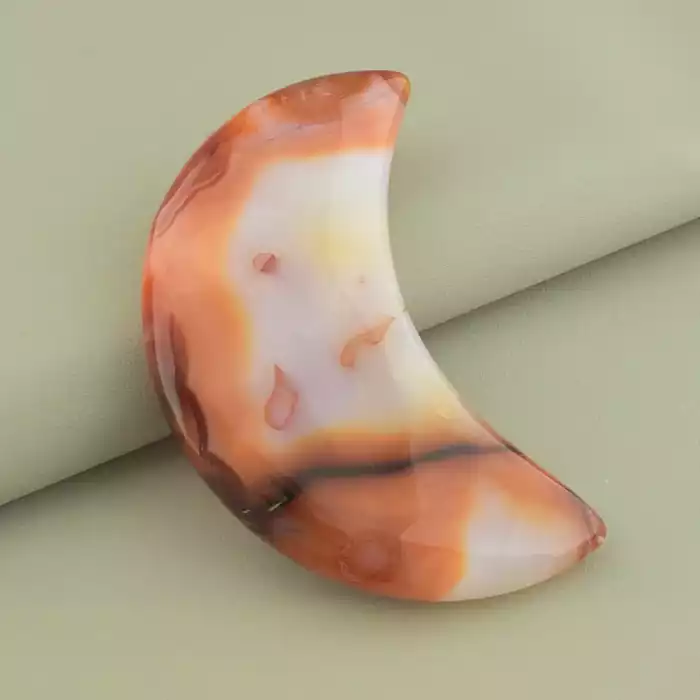 🏷️️ Зразок сердолік (105х50 мм, коричневий, одиничний екземпляр) ss_105058