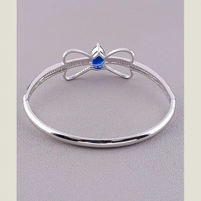 🏷️️ Браслет шарнірний Xuping Фіаніт 17 см (родій) ss_58921